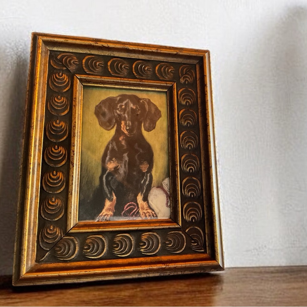 Dachshund Print with Frame